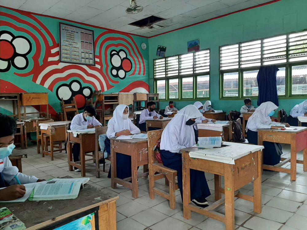 PTM di SMPN 21 Batanghari