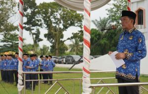 Pemkab Merangin Gelar Apel Besar di Halaman Kantor Bupati 