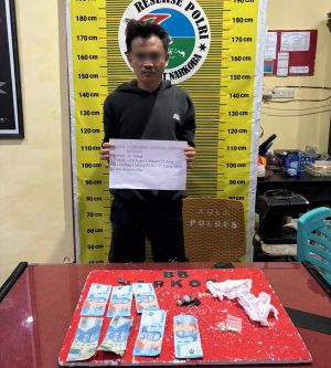  Seorang Pengedar Pil Ekstasi Berhasil Diringkus Tim Opsnal Satresnarkoba Polres Merangin 