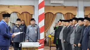  Bupati H M Syukur Lantik 15 Pejabat Tinggi Pratama, Zulhifni Pj Sekda Merangin