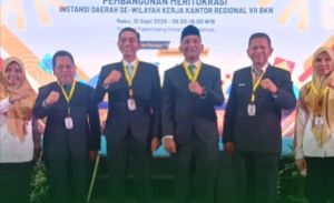  Bupati H. Hurmin Hadiri Kegiatan Pembangunan Meriktorasi Instansi Daerah Regional VII BKN Palembang