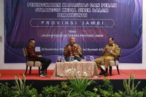  Pemprov dan Perusahaan Tambang Bicara Jalan Khusus Dalam Diskusi Bersama SMSI Jambi