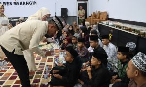  Raih Keberkahan di Bulan Ramadan, Kapolres Merangin Santuni Anak Yatim Saat Buka Puasa Bersama