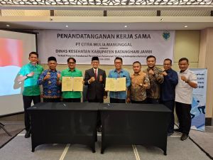  PT CMM dan Dinas Kesehatan Batang Hari Tandatangani PKS Program Percepatan Penurunan Stunting