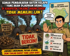 Camat Tegaskan Tak Berizin, Aktivitas Arang Batok di Tanjab Barat Dikecam Warga 