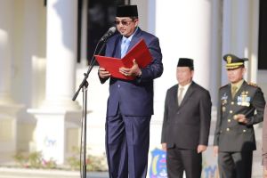 Bupati Anwar Sadat Pimpin Upacara Harkitnas ke-118 di Tanjab Barat