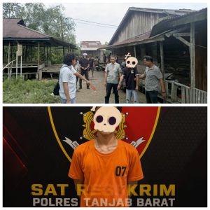  Tikam Petani di Pasar Sialang, Pemuda 25 Tahun Dibekuk Tim Opsnal Polres Tanjab Barat