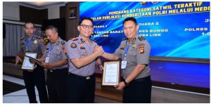  Luar Biasa! Polres Tanjab Barat Raih Tiga Penghargaan Bergengsi di Rakernis Humas 2026