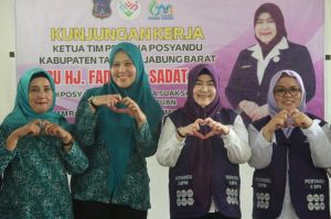  Fadhilah Sadat Pantau Posyandu di Pengabuan, Tekankan Peran Strategis 6 Bidang SPM