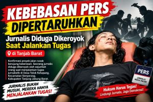 Kebebasan Pers Dipertaruhkan, Jalankan Tugas di Tanjab Barat
