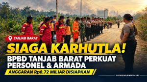  BPBD Tanjab Barat Perkuat Kesiapan Personel dan Armada Hadapi Karhutla